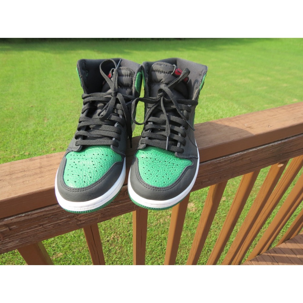 Jordan Air Jordan 1 Retro High OG Mens Green Pine Green Black White - Picture 2 of 8